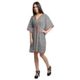 thumbnail image 3 of Moomaya Robe Courte de Caftan de Plage, Robe de Couverture Imprimée, Kaftan pour Femmes, Tenue de Plage, Couverture, 3 of 4