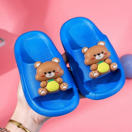 

Children s Sandals - Girls Boys Fruit Slippers Summer Slides Sandals Kids Shower Slippers for Beach Pool Water Shoes