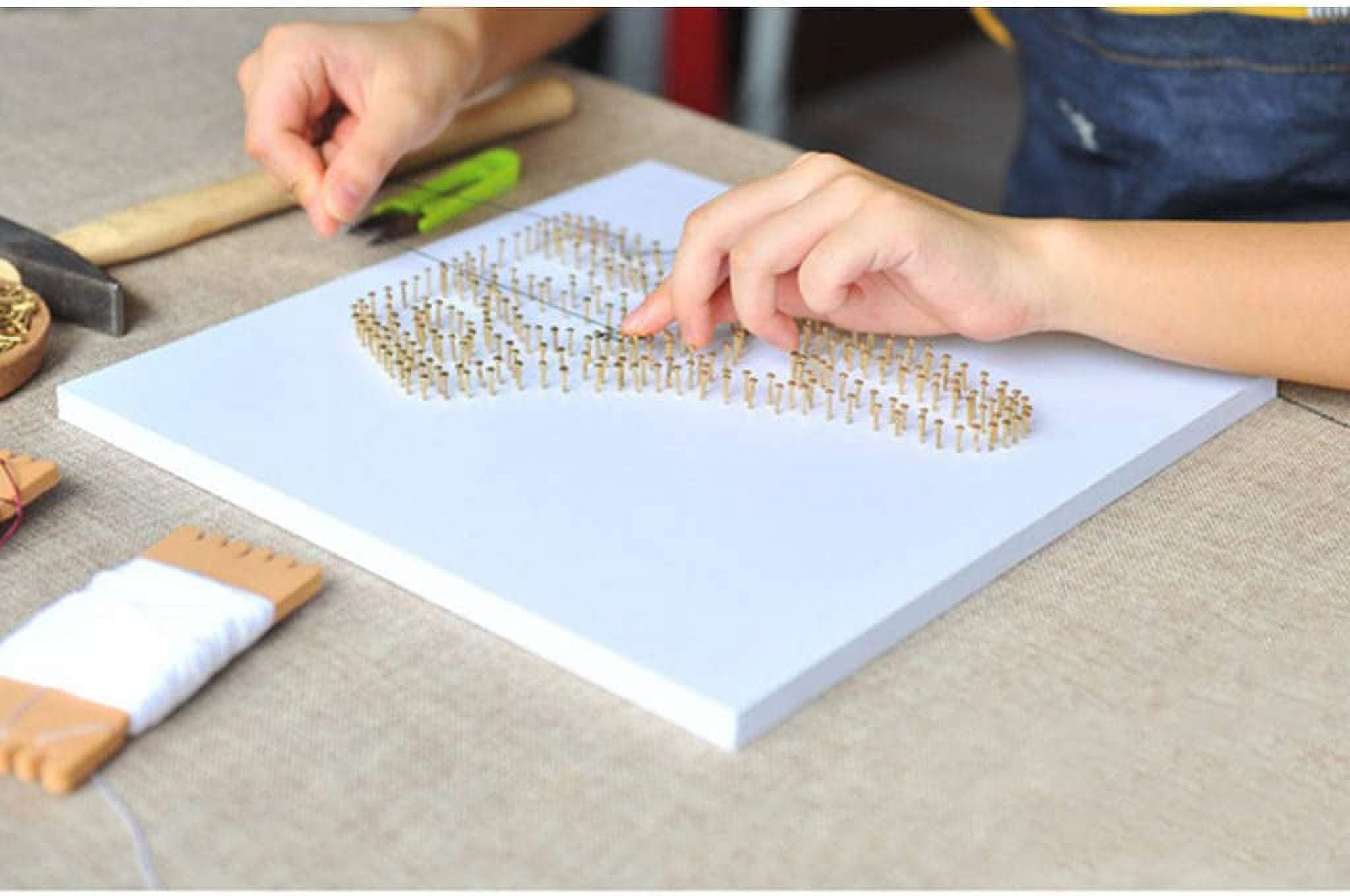 Nvzi Creative String Art Kits for Childern Adults Crafts - , Blue