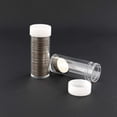 thumbnail image 3 of TUBES de Rangement pour Pièces, Ronds en Plastique Transparent avec Couvercles Vissés pour Quarts (Quantité de 10 TUBES), 3 of 3