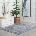 5x7 Modern Blue Area Rugs for Living Room Bedroom Rug Dining Room