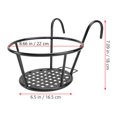 thumbnail image 6 of unbranded  18 X16.5x22cm Flowerpot Stand Plant Hanging Holder Planter Black, 6 of 8