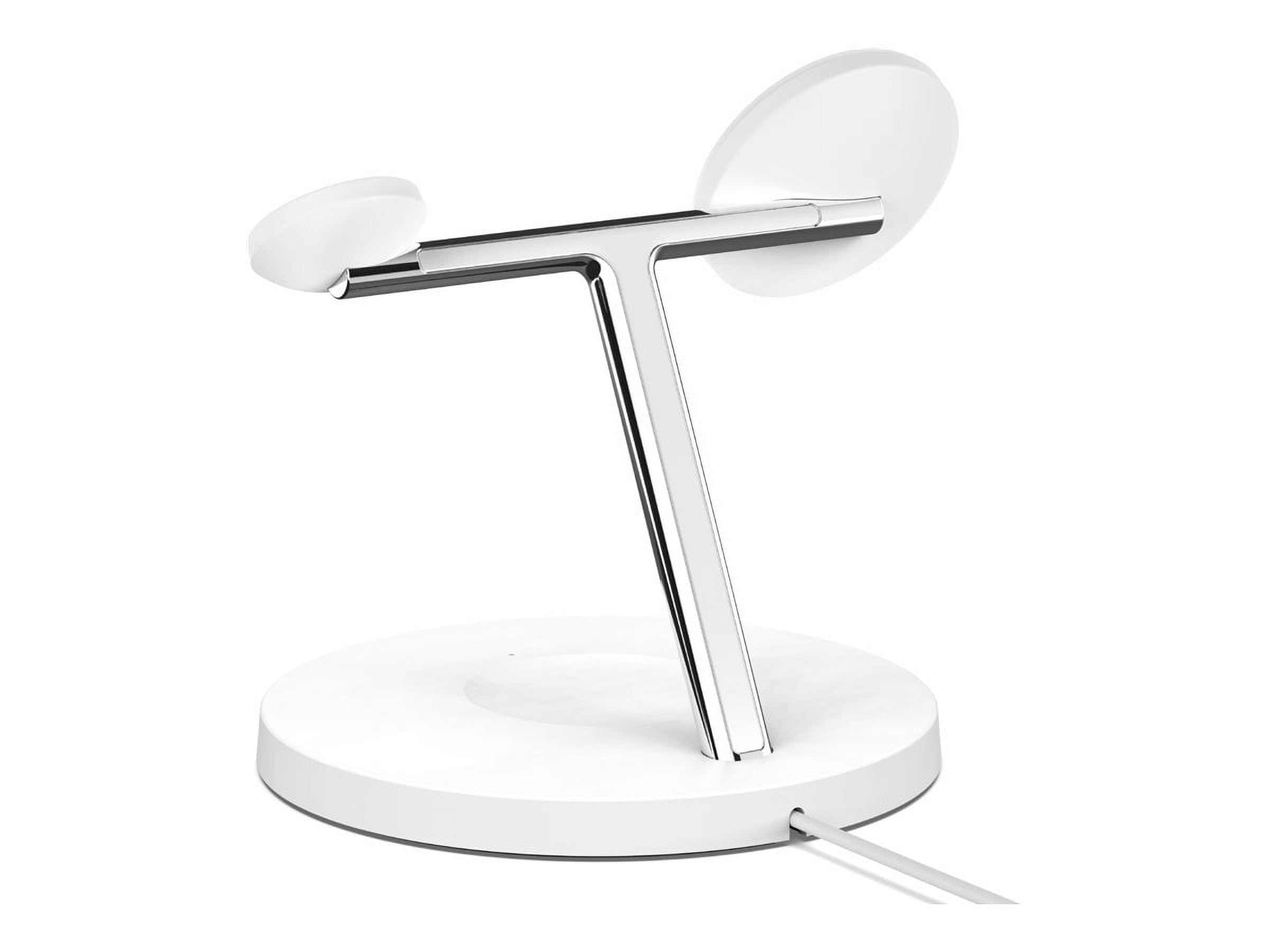 Belkin BOOSTCHARGE 15W MagSafe 3 in 1 Wireless Charging Stand, White 
