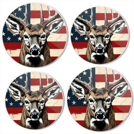 

Bahomeck Electric Stove Burner Covers Set Of 4 White-Tailed Deer With Humorous Expression Metal Gas Stove Burner Covers Protecting Gas Stoves 8 Inch And 10 Inch