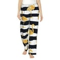 thumbnail image 2 of Picia Gold Flamingo Womens Soft Woven Cotton Elastic Waistband Sleep Pajama Pant Lounge Sleep Pant With Pockets And Drawstring-Large, 2 of 9