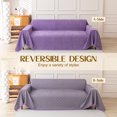 thumbnail image 7 of Jessy Home Sofa Cover Slipcover Couch Cover Protector Durable Multi-Function Furniture Cover for Pets Dogs Cats Home Decor Sofa Covers for Living Room 71"x 134"Purple, 7 of 7