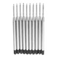 thumbnail image 1 of 10X Black Ballpoint Pen Ink Refills Fine Point Medium Common, 1 of 5