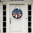 thumbnail image 5 of Qocolhg 4th of July Patriotic Welcome Sign 3D Wooden Hanging Sign Stars and Stripes Door Wall Decorations for Independence Day Memorial Day Wreaths Home Coffee Shop Bakery Farmhouse Window, 5 of 9