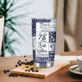 thumbnail image 2 of 75th Birthday Gifts for Women Men Vintage 1948 Tumblers 75 Year Old Birthday Supplies Vintage 1948 Back in 1948 Old Time Information Stainless Steel Vacuum Insulated Tumblers 20 oz, 2 of 6