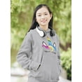 thumbnail image 2 of Fabulous Unicorn Hoodie Juniors -Image by Shutterstock,  Medium, 2 of 4