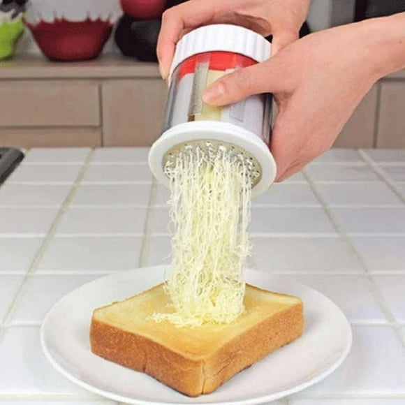 Jinsinto Coupeur Intelligent Hachoir Moulin à Beurre Gadgets de Beurre Tartinable Déchiqueteur Trancheur Hachoir Outils à Fromage Râpe Moulin à Beurre Broyeur