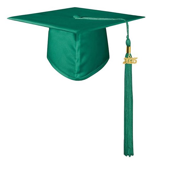 MOMOJIA Elegant Graduation Caps with 2025 Year Tassels For Kindergarten Child Graduates