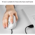 thumbnail image 4 of Dpisuuk Vertical Mouse, Ergonomic USB Wired Mouse Adjustable DPI Optical Computer Mouse for Laptop PC Computer Desktop, White, 4 of 8