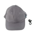 thumbnail image 2 of 4.2 Headset Headphone Hat Music Sport Running Baseball  Gray, 2 of 8