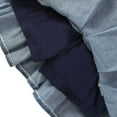 thumbnail image 7 of Usaibhir Little Girl's Jean Skirt Mini Flared Pleated Toddler Elastic Waist A Line Mini Denim Skirts for 3-14Y, 7 of 7
