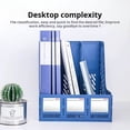 thumbnail image 6 of File Rack Desktop Storage Rack Classification Storage File Contract Information Test Paper Multi-Column File Rack, 6 of 9