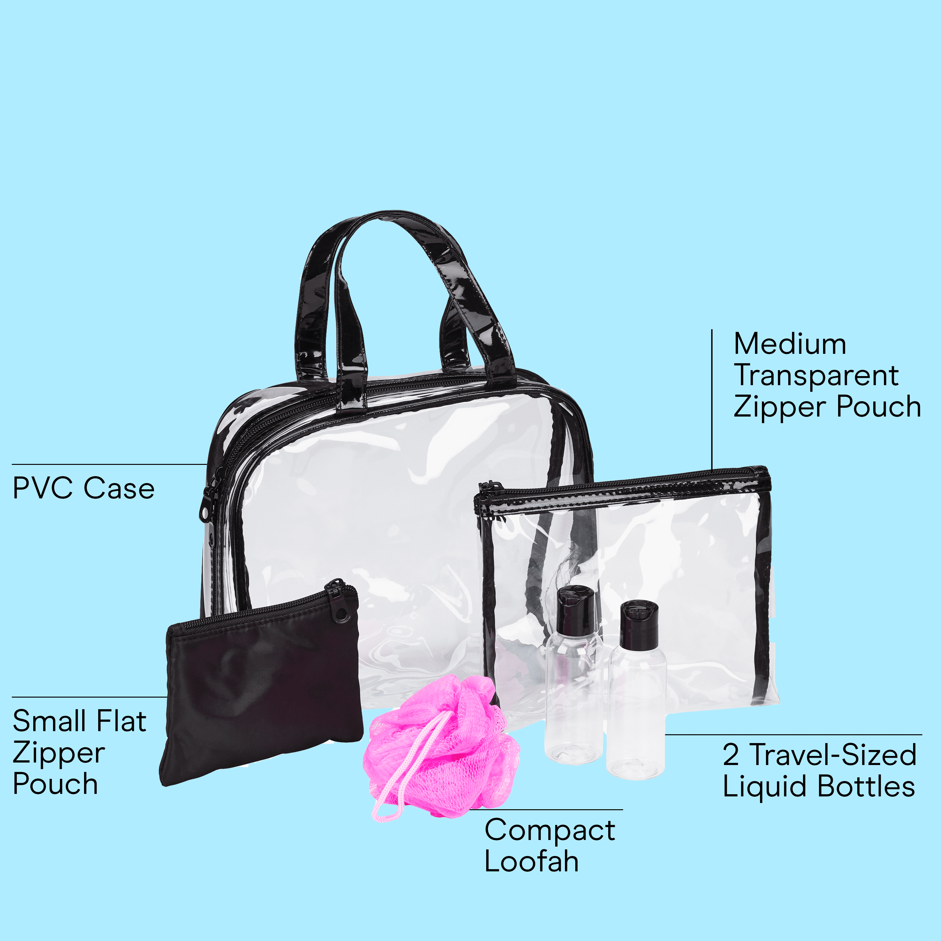 ［archive］HYOMA PVC clear hand bag black 6e7749f5-6eb2-43b6-93da-