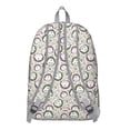 thumbnail image 3 of Cute Faces Pattern Backpack for School,Cute School Bag,Schoolbag with Adjustable Shoulder Straps & Padded Back,15.7"x11.8"x5.5", 3 of 5