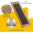 thumbnail image 4 of MBIGM  8" x 30" anti slip tape Indoor Stair treads , Soft Plush Step Cover w/ Half-Inch Thick Carpet Pile for Comfort- Coffee Liquor, 4 of 10