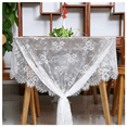thumbnail image 2 of Lace Tablecloth White Table Cloth Wedding Decorations for Reception 60 x 120 inch Rustic Lace Fabric Tea Party Bridal Shower Decorations, 2 of 7