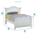 thumbnail image 3 of American Woodcrafters Cottage Traditions Eggshell White Wood Full Size Panel Bed, 3 of 3