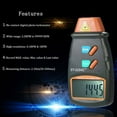 thumbnail image 4 of Digital Tachometer Motor Speed RPM Gauge Meter Non-contact LCD Display Tach Meter Measuring Device Xingzhi, 4 of 9