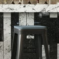 thumbnail image 3 of BizChair Poly Resin Wood Square Seat with Rounded Edges for Colorful Metal Barstools in Teal-Blue, 3 of 11