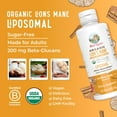 thumbnail image 4 of MaryRuth's Organic Lion's Mane Mushroom Liposomal Supplement, Overall Health, Organic, Vitamin E, Vegan, Dairy-Free, Coffee Cake Flavor, 7.6 fl oz, 4 of 10