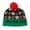 HO Santa Claus, variant on Unisex LED Light Up Christmas Hat Warm Knitted Beanie Holiday Xmas Hat for Women Men Kids Party