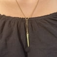 thumbnail image 3 of Cone Pendant Goldtone Neckace, 3 of 4