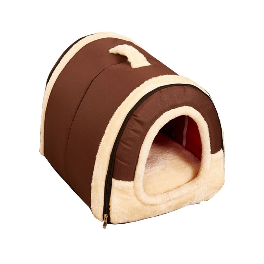 PetEquip Dog House Kennel Nest With Mat Foldable Pet Dog Bed Cat Bed