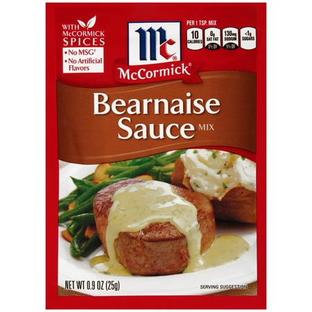 (4 Pack) McCormick Bearnaise Sauce Mix, 0.9 OZ