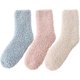 thumbnail image 1 of KAIYANG 3 pares de calcetines peludos para mujer, calcetines pantuflas suaves y cálidos para el invierno, 1 of 5