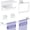 White-24Inch-5pcs, variant on 24Inch-5pcs Black Bathroom Hardware Accessories Set