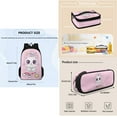 thumbnail image 5 of KUIFORTI Shoulder Bag Backpack Crossbody Bag Portable Lunch Bag Handbag Pencil Case with Strap, Cute Love Cat, 5 of 5