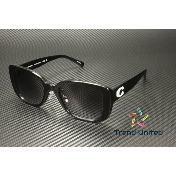 COACH HC8352 50028G Cd472 Black Grey Gradient 54 mm Women's Sunglasses
