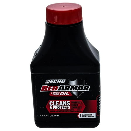Echo 6 Pack of 2.6oz Red Two Cycle Engine Oil, 1 Gallon Mix (50:1)