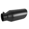 thumbnail image 3 of MOSTPLUS Black Diesel Exhaust Tip 3" Inlet 5" Outlet 12" Long Stainless Steel Bolt On, 3 of 7