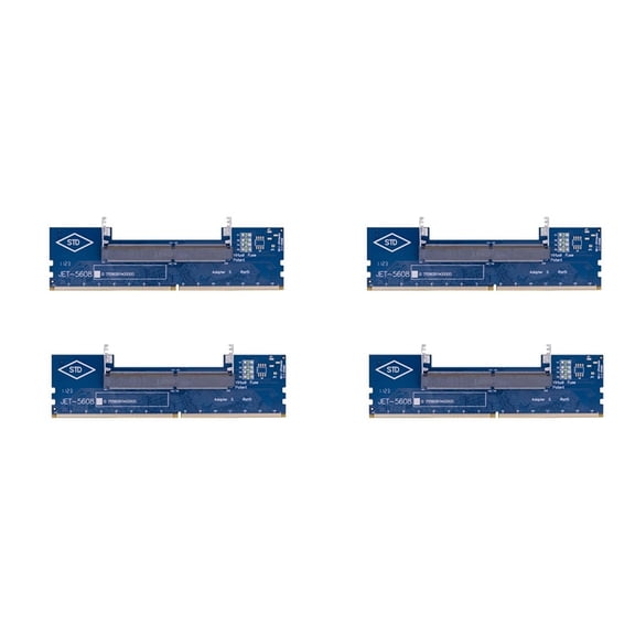 4PCS Laptop to Desktop SO-DIMM to PC DIMM Card DDR4 Memory RAM Memory Adapter Laptop RAM to PC Desktop Test Card