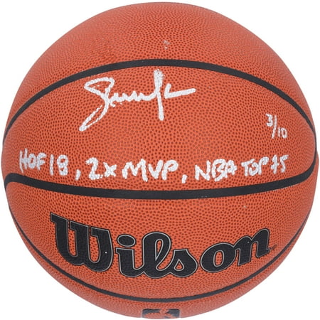 Steve Nash Phoenix Suns Autographed Wilson Authentic Series Indoor/Outdoor Basketball with Multiple Inscriptions – Limited Edition of 10 – Fanatics Authentic Certified