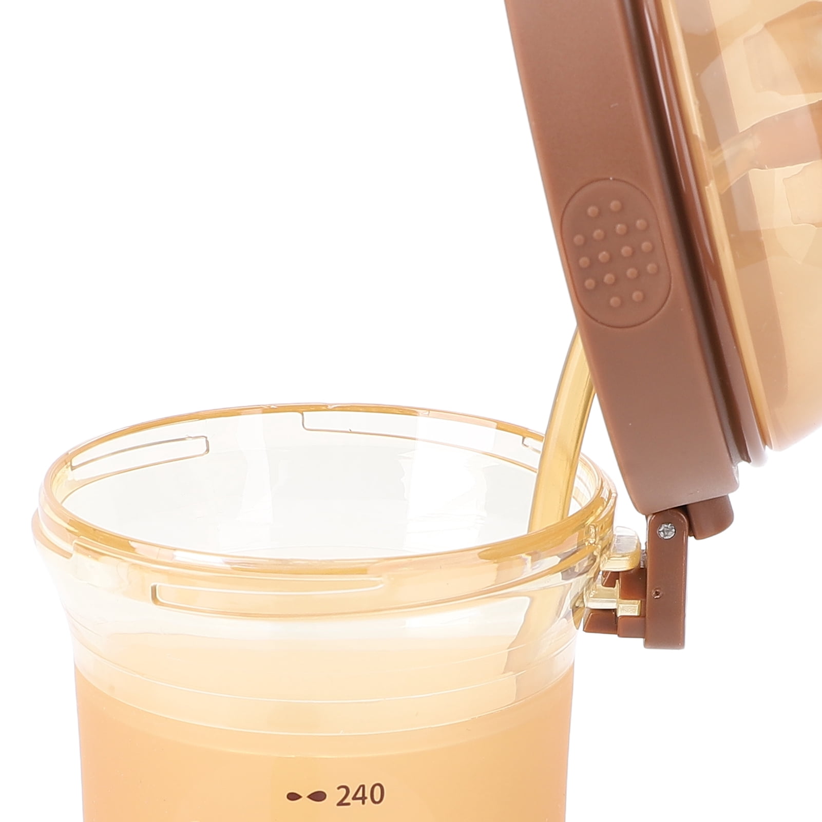 Suodoka Flip Cap Silicone Baby Bottle, Wide Mouth Anti-Colic Feeding Bottle, 240 ML / 8 oz