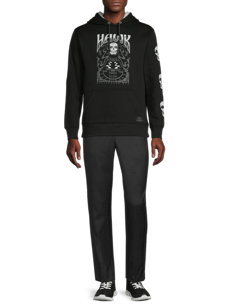 Tony Hawk Men's Skulls Fleece Hoodie Sweatshirt, Sizes S-XL