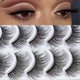 thumbnail image 3 of 10 Pairs 3D Self-Adhesive False Eyelashes Soft Realistic Makeup Eyelashes for Cosmetic Use, 3 of 4