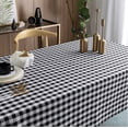 thumbnail image 4 of Checkered Tablecloth Rectangle - Stain Resistant, Waterproof And Washable Table Cloth Gingham For Outdoor Picnic, Holiday Dinner(6 Sizes,5 Color), 4 of 4