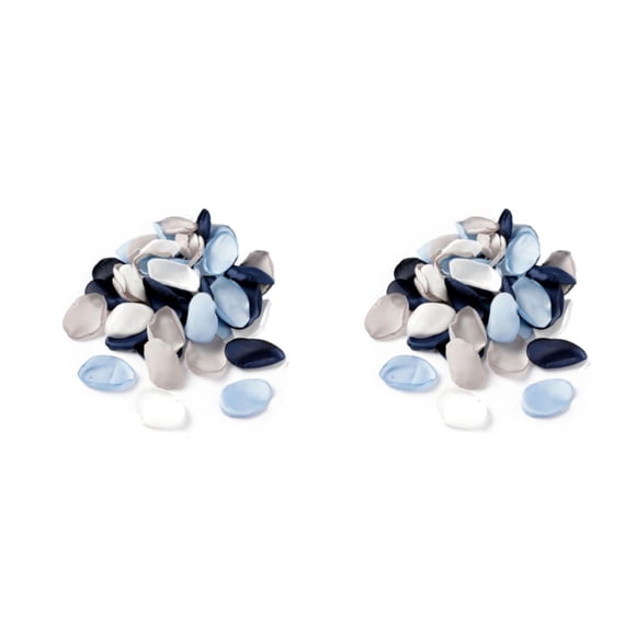 Pétalos de Rosa Injueey 200 Uds. Flores Artificiales Azul Oscuro