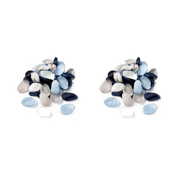 Pétalos de Rosa Injueey 200 Uds. Flores Artificiales Azul Oscuro