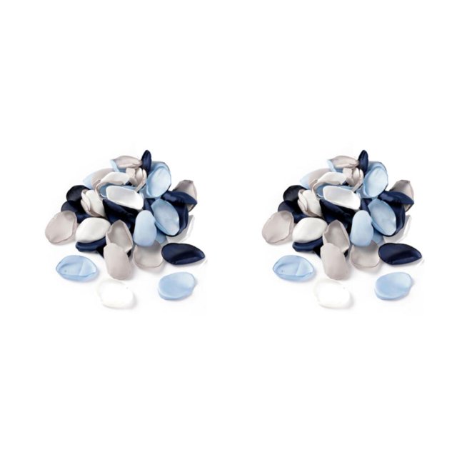 Pétalos de rosa artificiales Inteprter 200 Unids Azul oscuro 2Conjunto