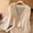 Beige, variant on SXCXLSA Women's Summer Cotton Linen Blouse Casual Short Sleeve Loose Fit Tie Front Top Solid Color Breathable Shirt Trendy Ladies Boho Stylish Relaxed Daily Pullover Simple Wear