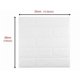 thumbnail image 5 of 3D Wallpaper Self Adhesive Waterproof Cuttable Odorless Faux Brick Wall Panel for Living Room Bedroom White 10pcs, 5 of 5
