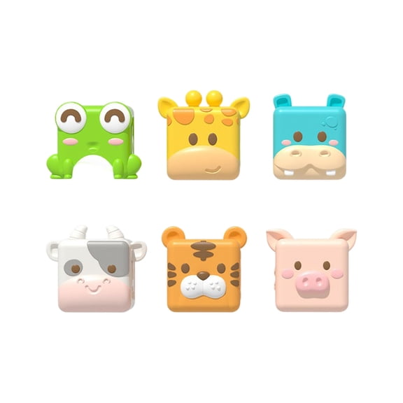 Soft Animal Building Blocks, Cute Stacking Toy for Babies, Early Educational Sensory Play, Non-toxic Soft Blocks Gift